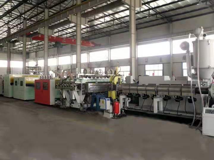 PP hollow sheet production line