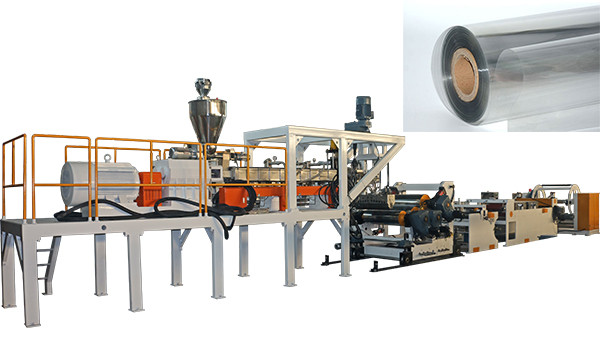 Foil and sheet extrusion machine
