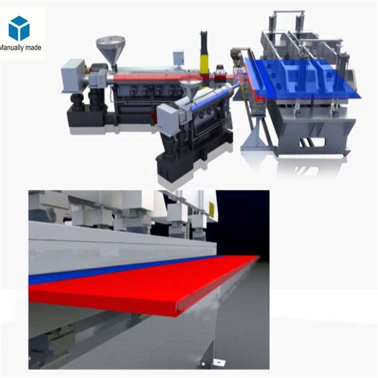 Thick Hollow profile sheet extrusion machine