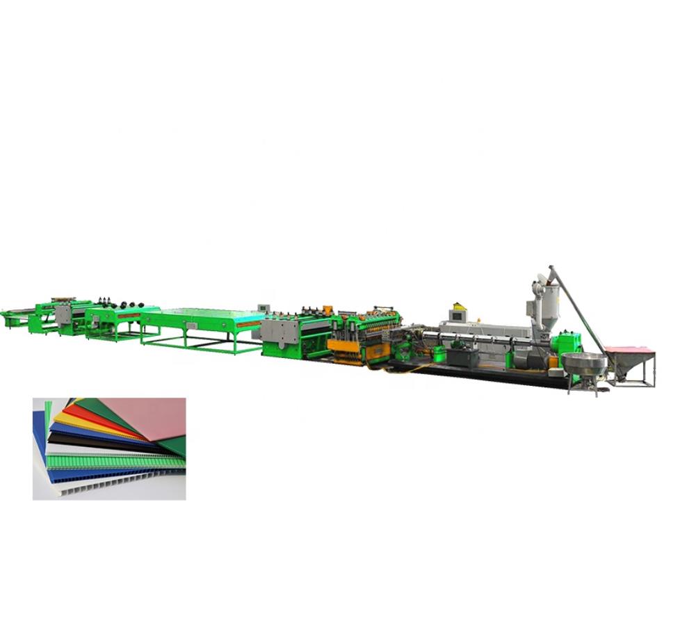 AB two layers /ABA three layers co-extrusion corrugated sheet making machine